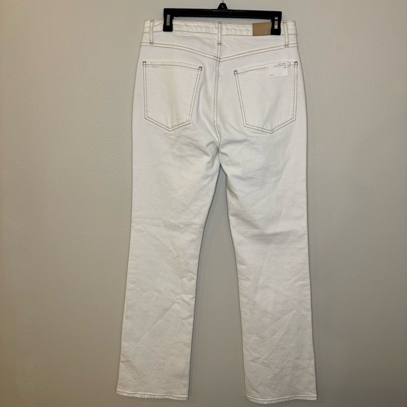 NWT RAILS The Sunset High Rise Slim Flare White Jeans Women Size 30 - Picture 5 of 8